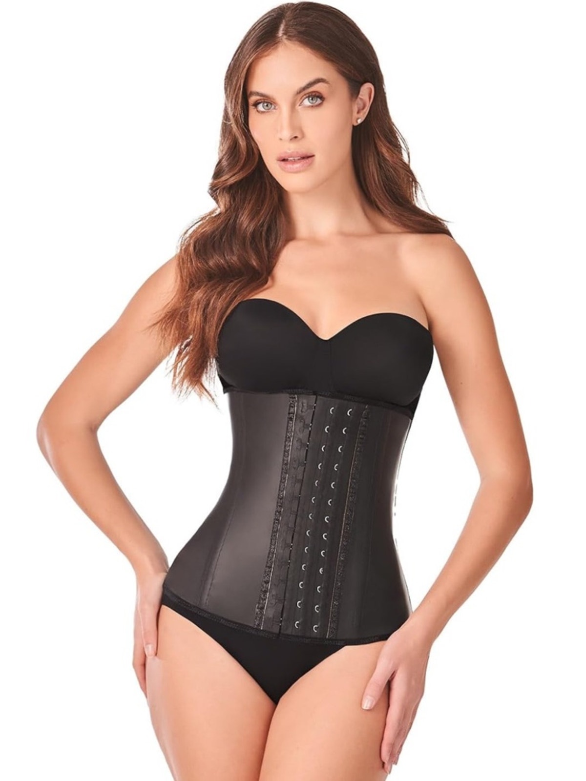 Ann Chery Latex Waist Trainer 3 Hook High Compression Colombian Waist Cincher